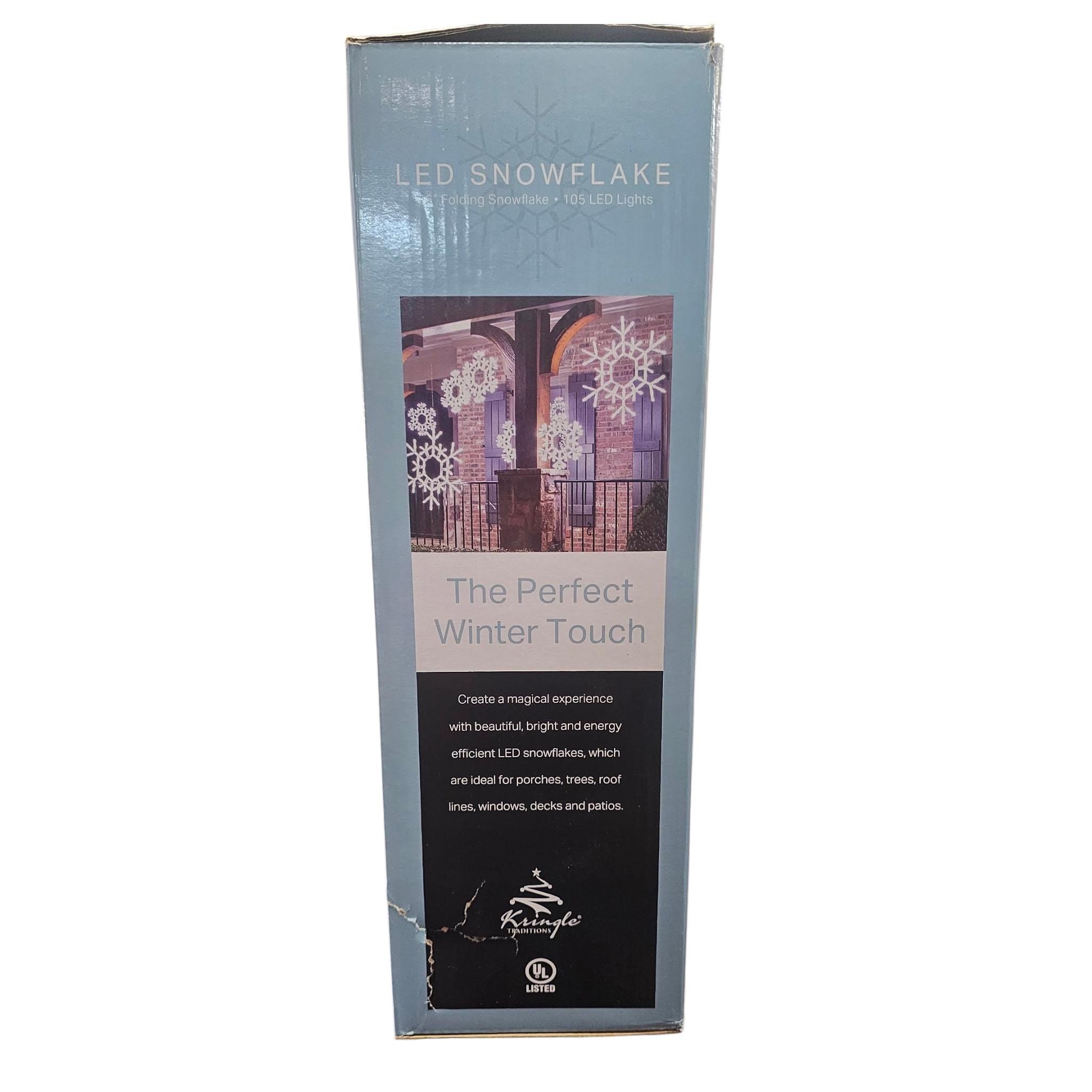 Holiday Festive Decor LED Snowflake String Lights Christmas lighting - Vicais