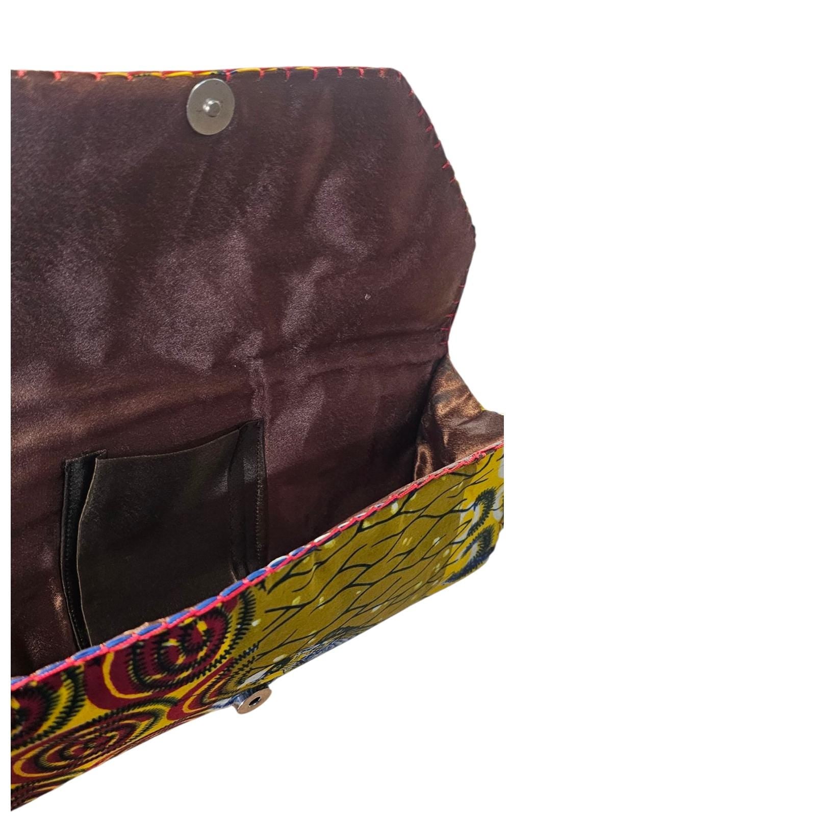 Africa wax cotton print evening bag - Vicais