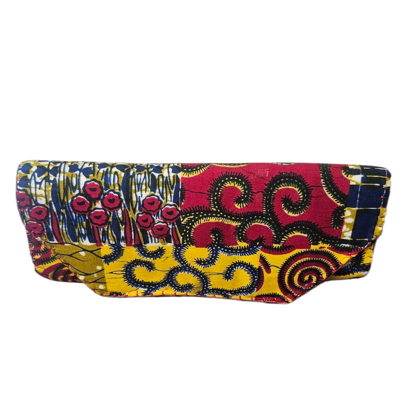 Africa wax cotton print evening bag - Vicais