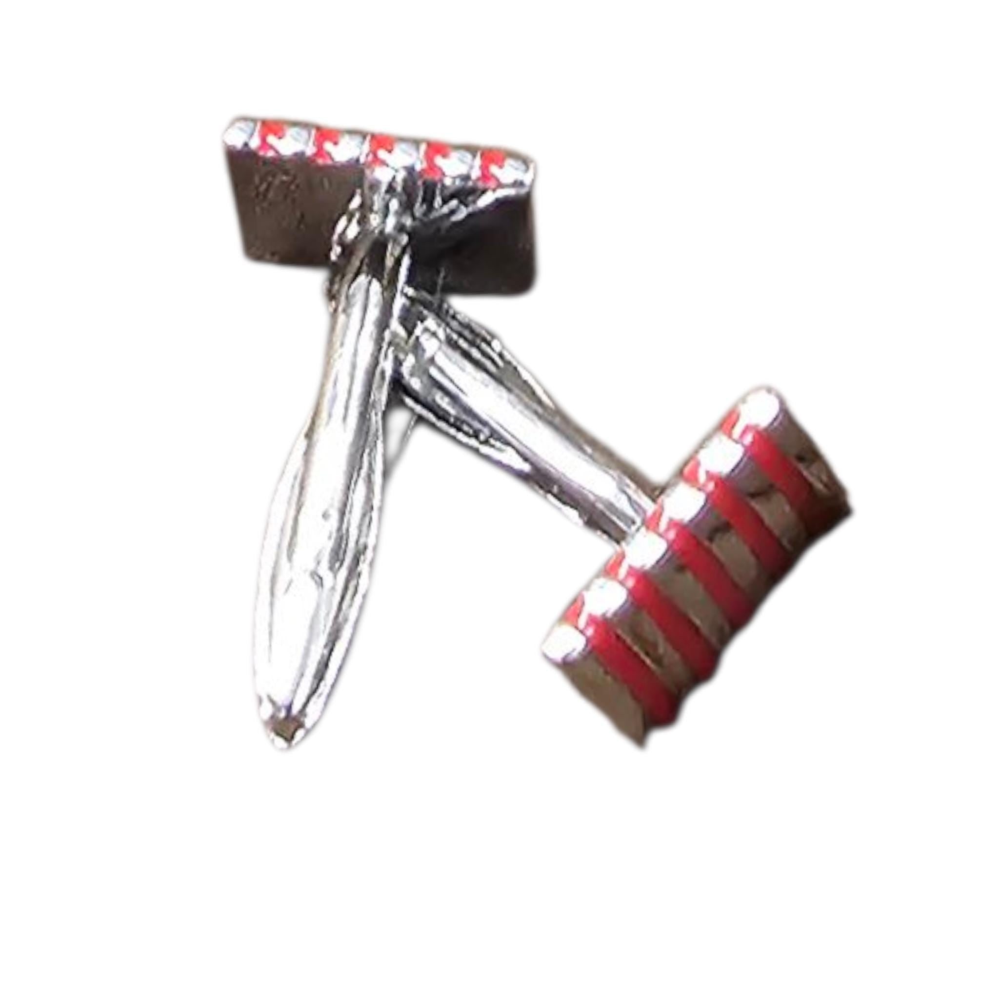 Men classic silver cuff link for shirts - Vicais