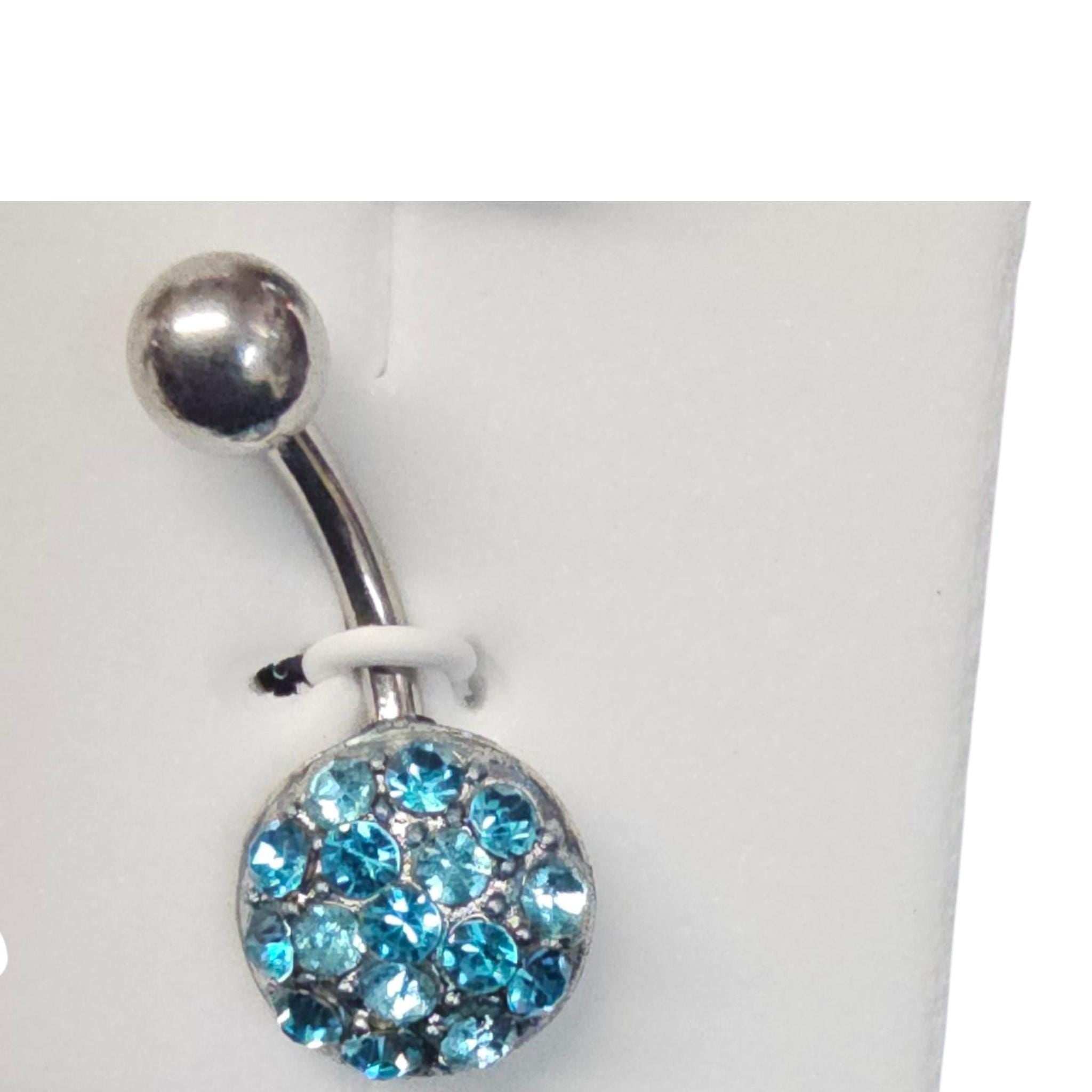 316l surgical steel belly button ring - Vicais