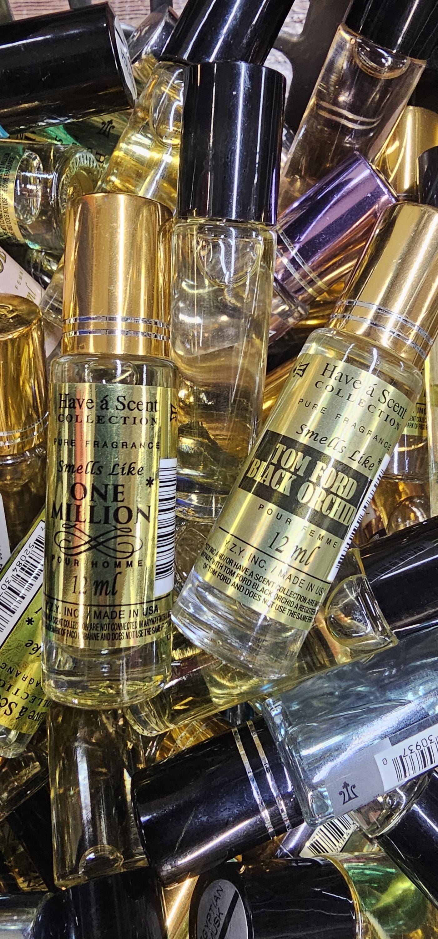 100 pieces men and women 12ml assorted brands perfume oil, wholesale - Vicais