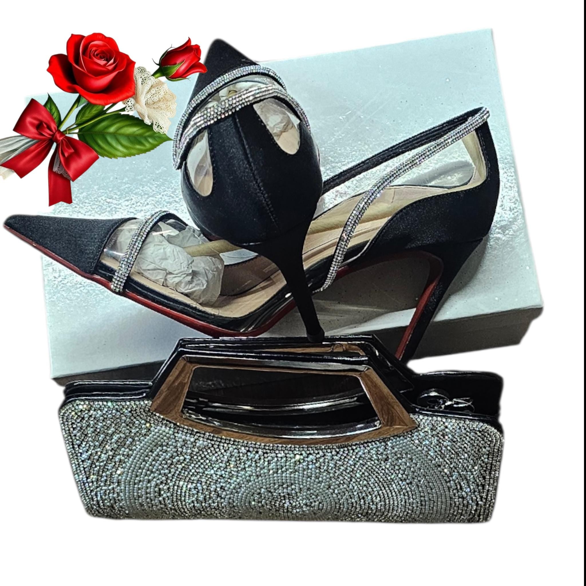 Africa Italian matching shoe and bag set - Vicais