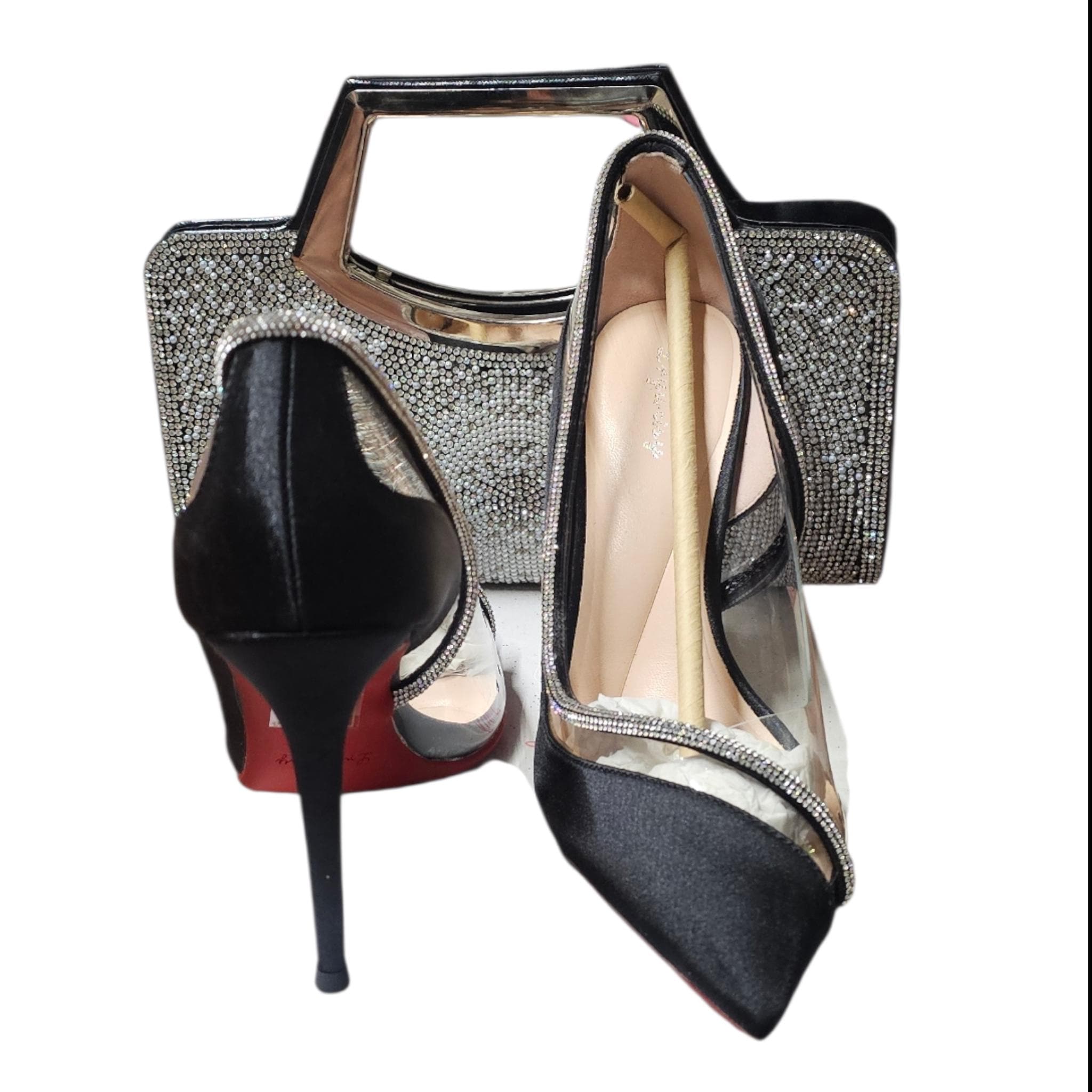 Africa Italian matching shoe and bag set - Vicais