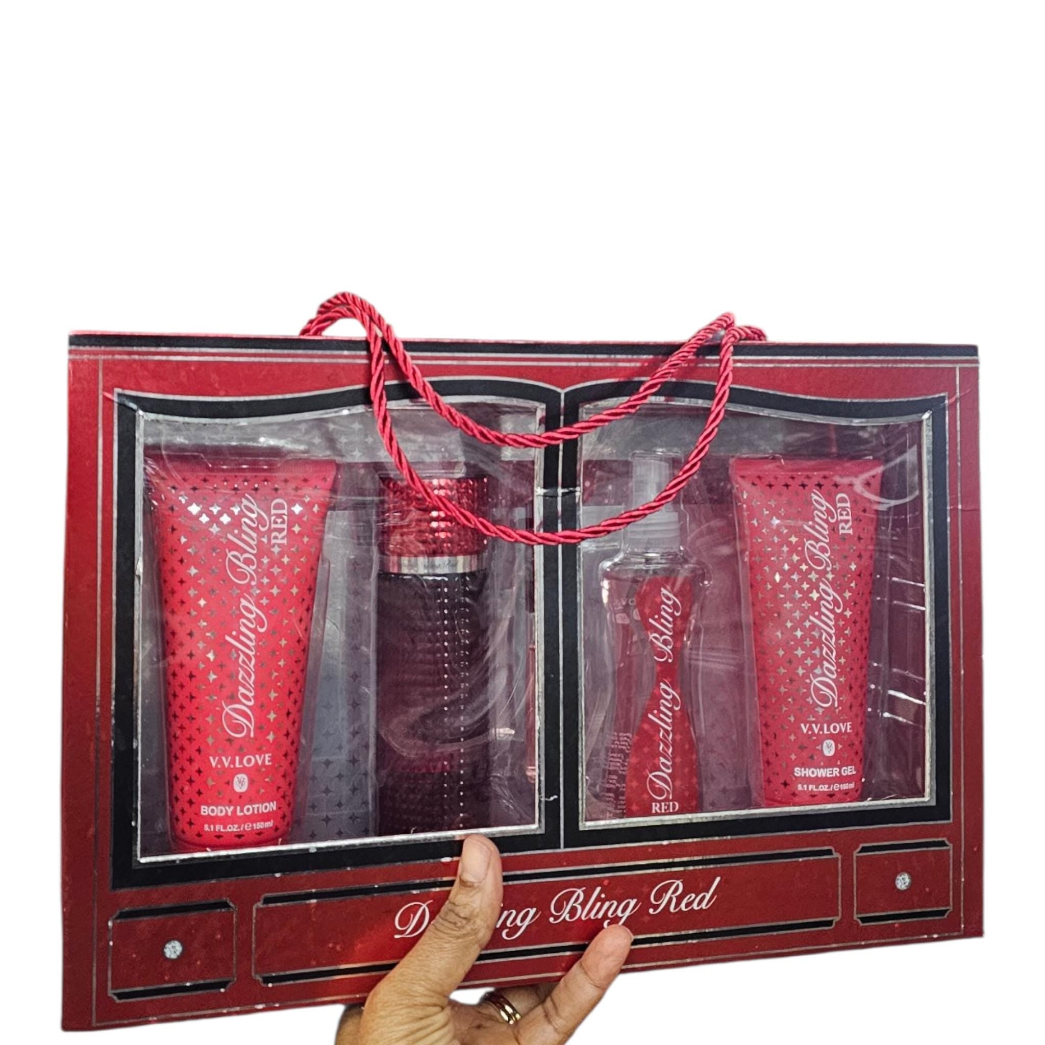 Valentine's Day Spa Gift Basket, Rose Chocolate, Body Care Set - Vicais