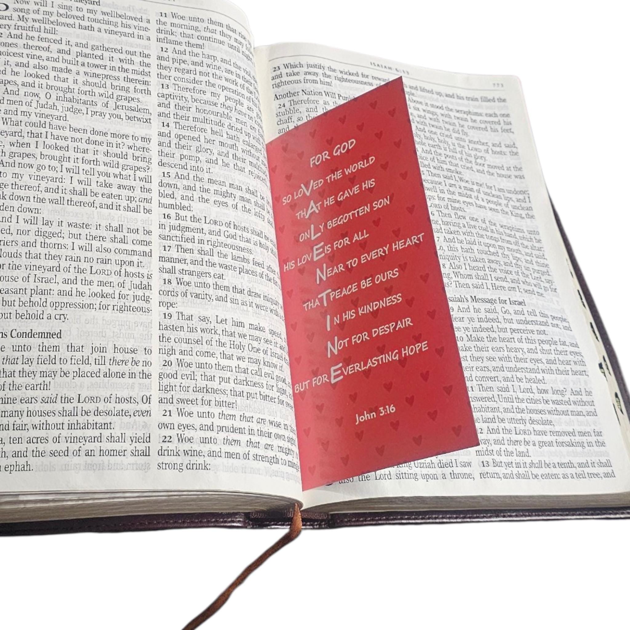 Cards Bookmarks for Bible Religious Verse for studying - Vicais