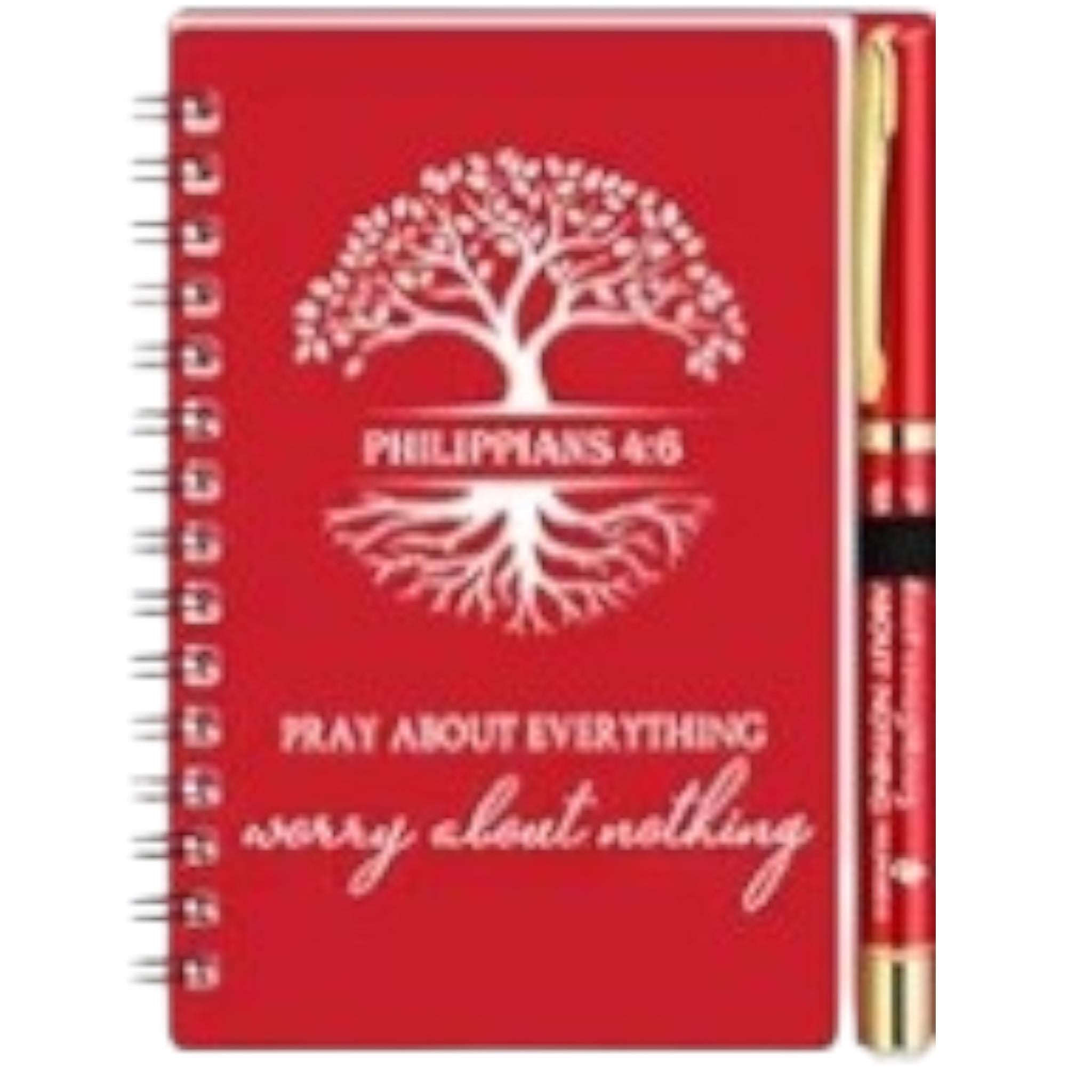 Christian Pocket Notepad and Pen Set, Bible Verse Gift - Vicais