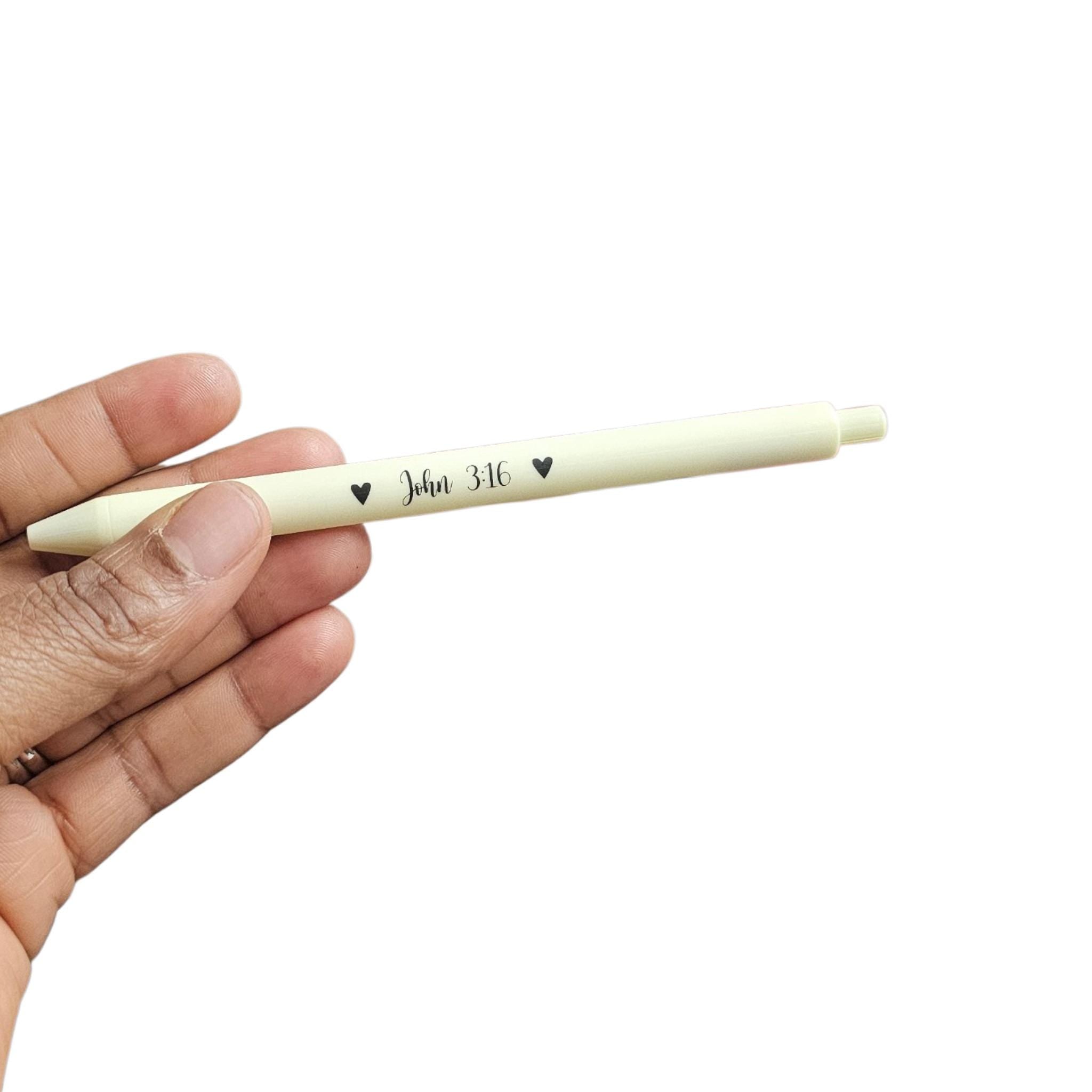 3: 16 Pen,Jesus Loves Me Bible Verse, Christian Gifts - Vicais