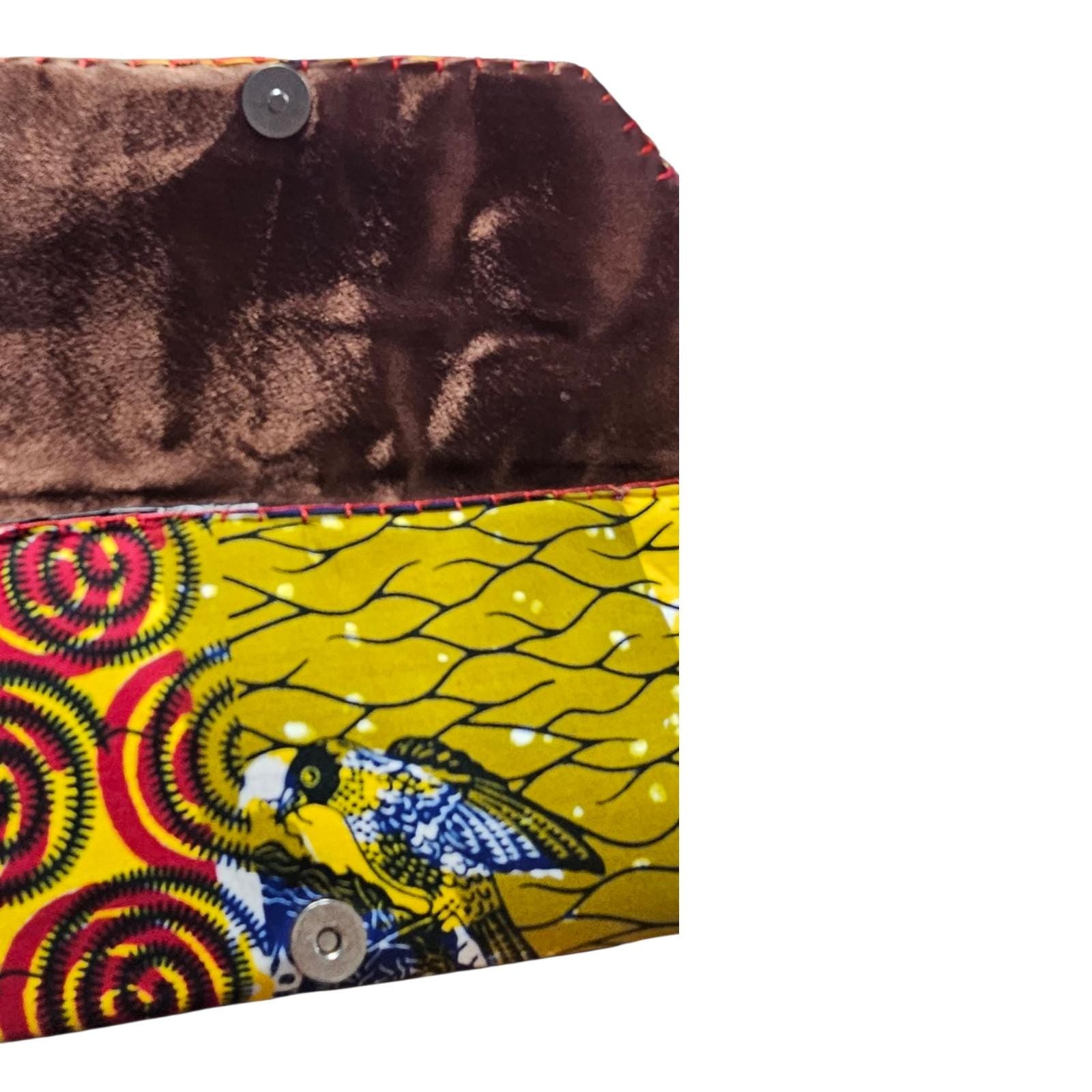 Africa wax cotton print evening bag - Vicais