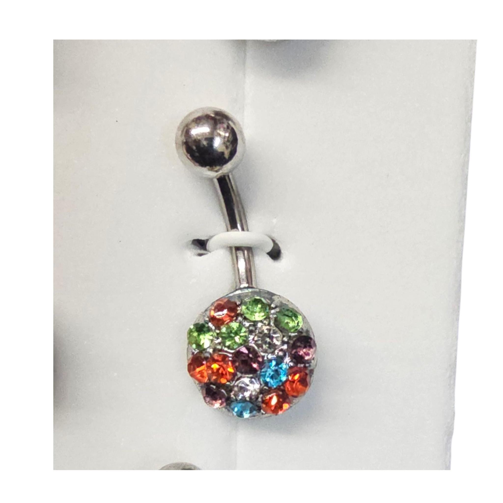 316l surgical steel belly button ring - Vicais