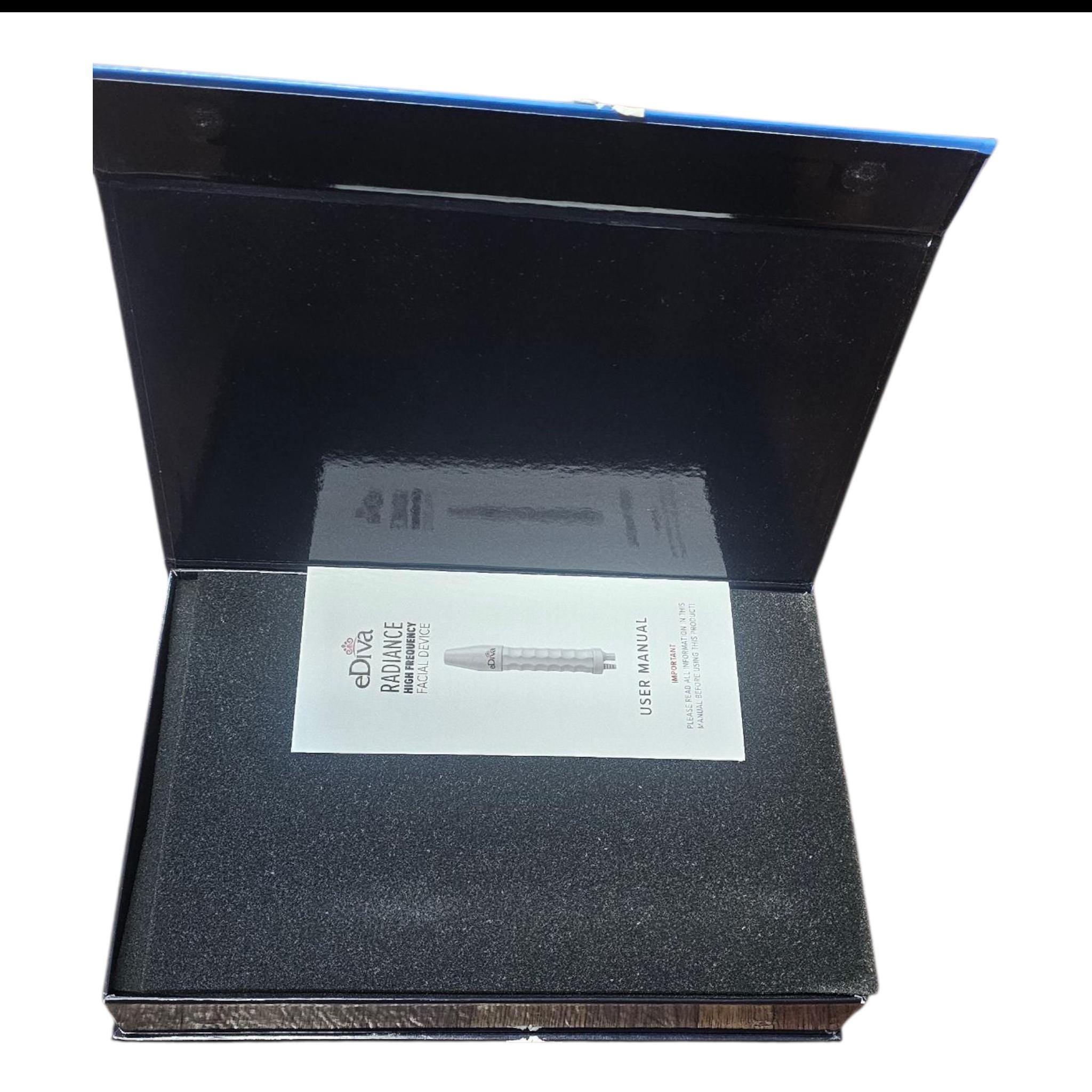 eDiva Radiance High Frequency Facial Device 4 Attachments - Vicais