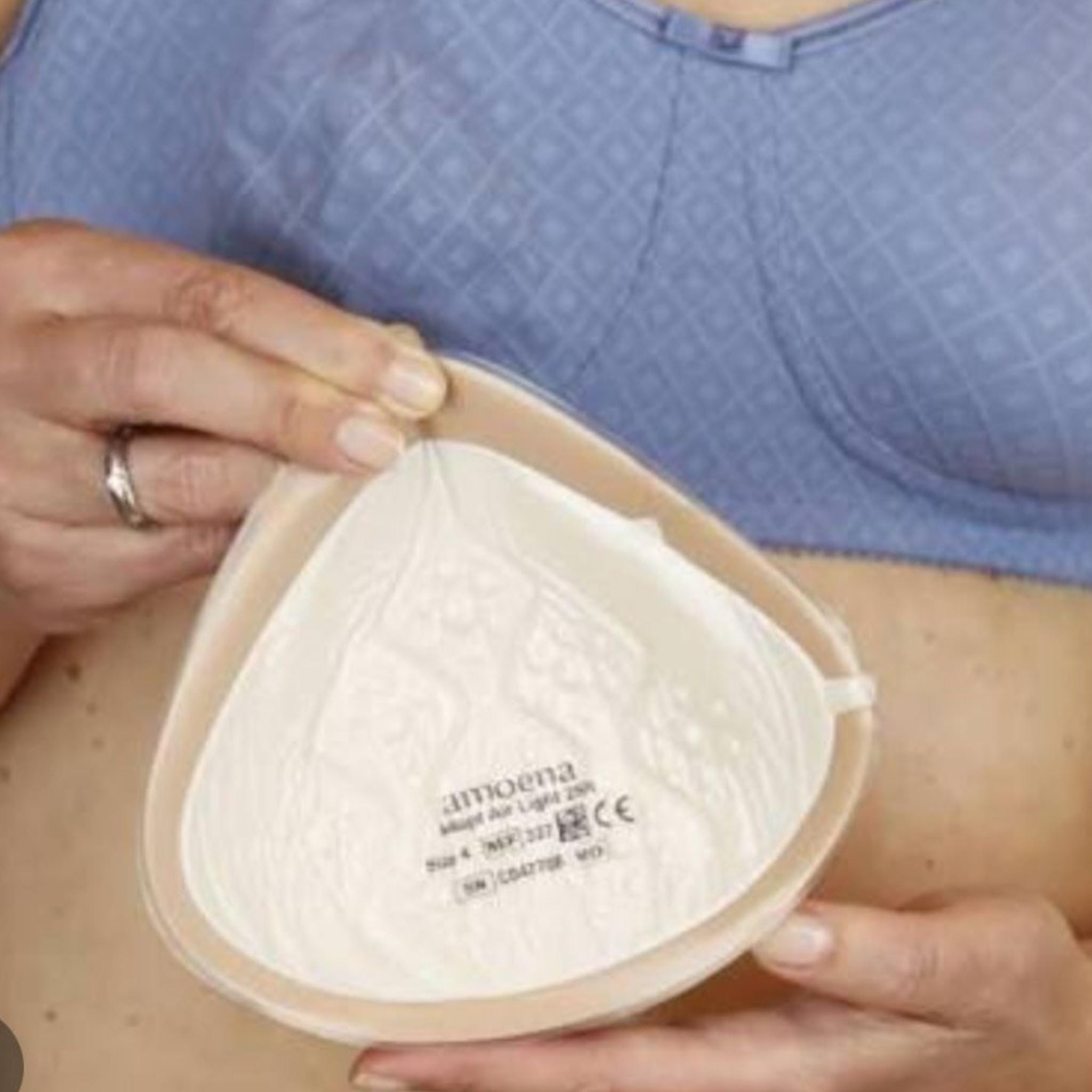 The Amoena Women's Mastectomy Padded Bra 254 6R in Beige is a comfortable and supportive - Vicais