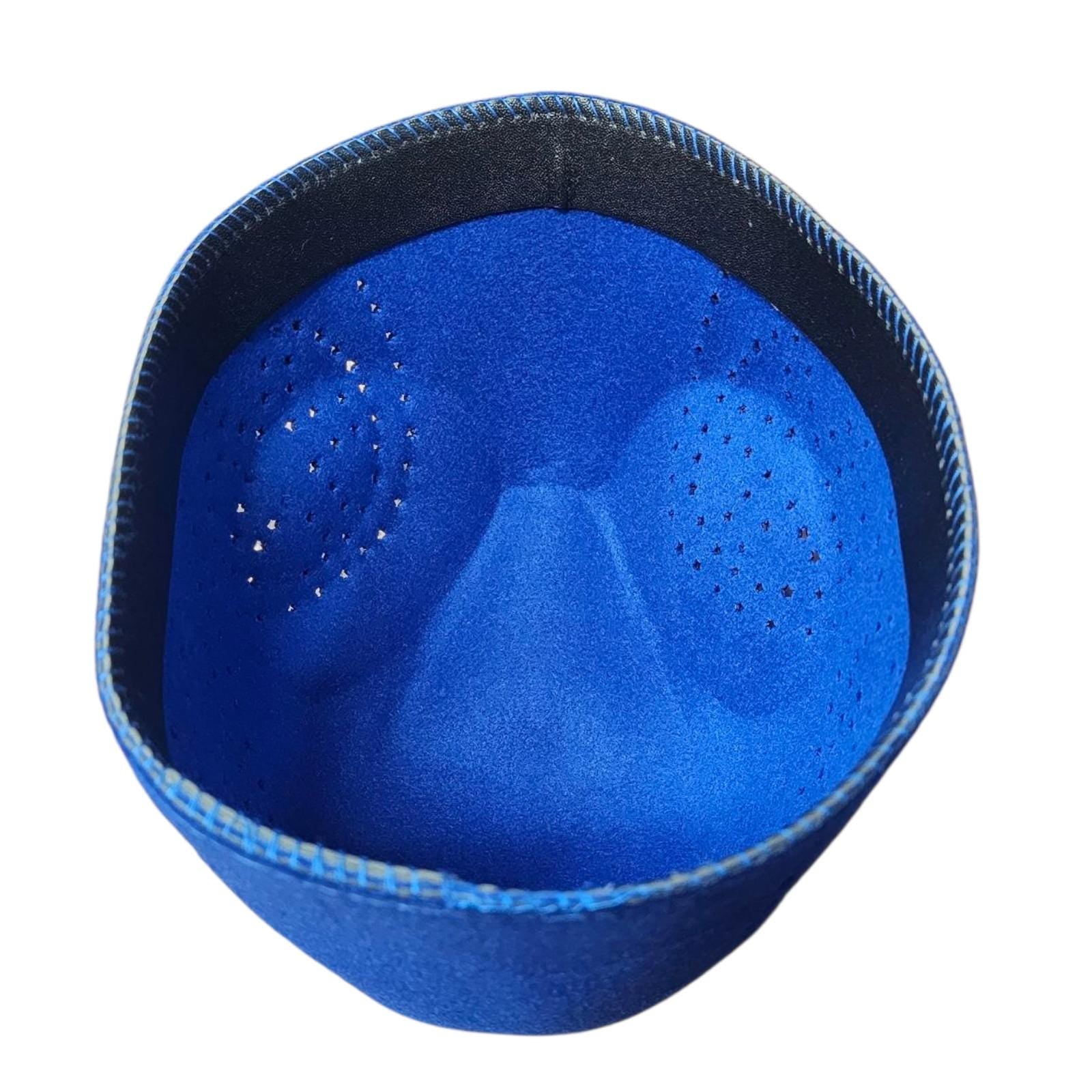 Burgundy Velvet African Hat, Traditional Groom Wedding Cap - Vicais