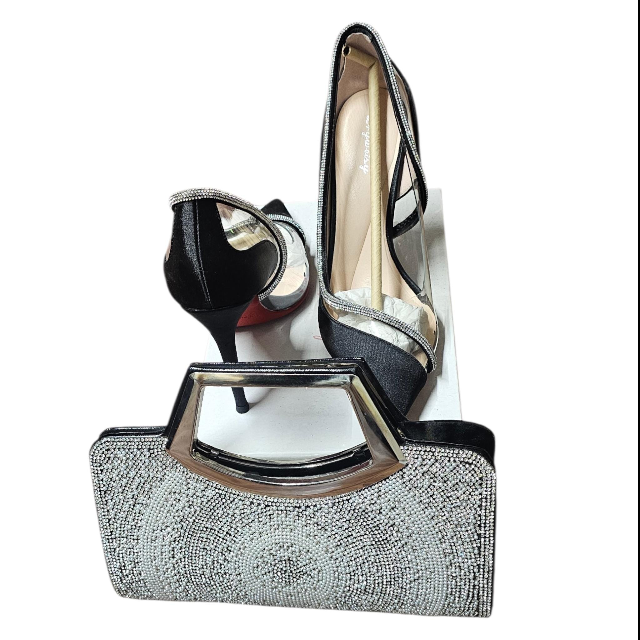 Africa Italian  matching shoe and bag set - Vicais