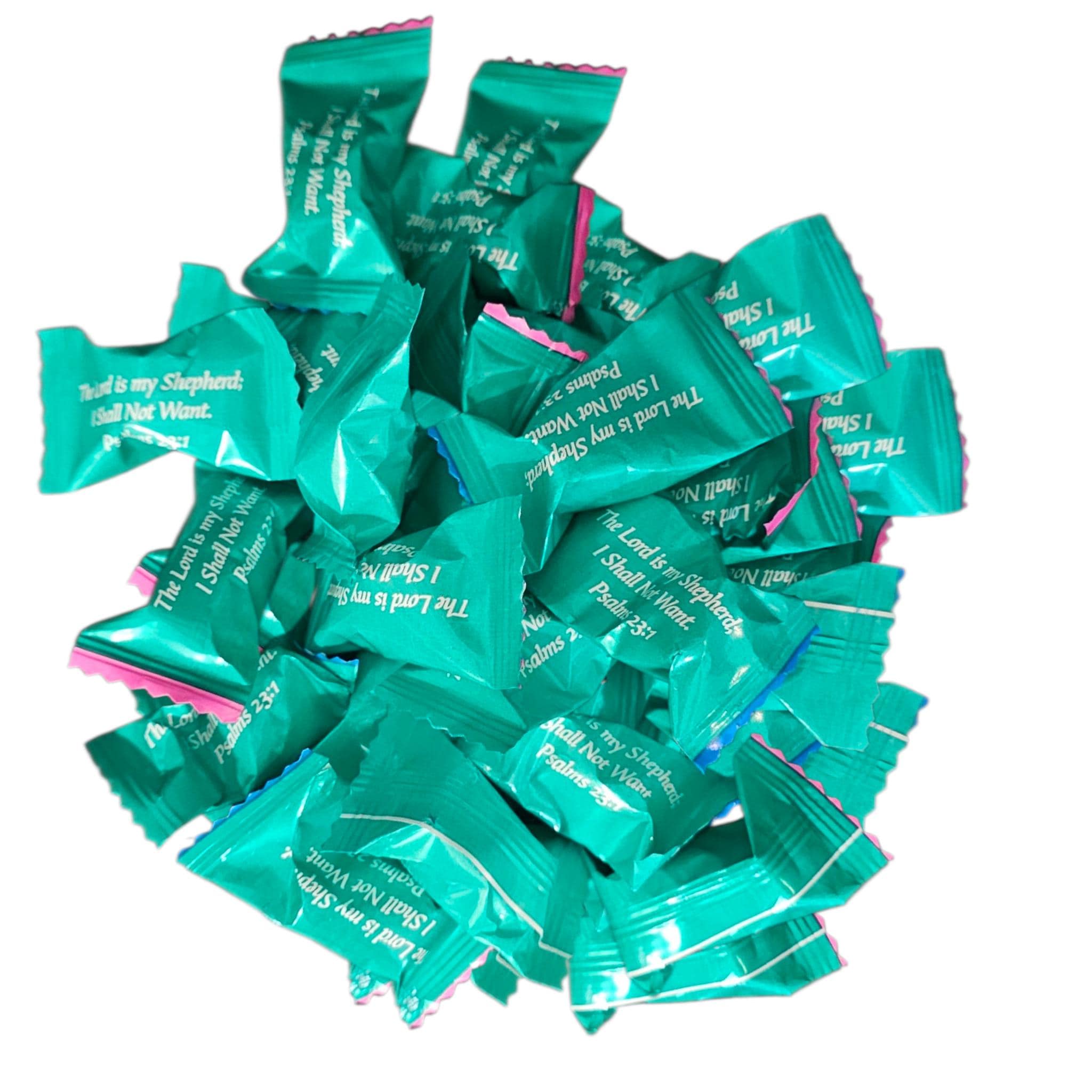 Prayer Bible verse Butter Mints Individually Wrapped candy 20 pieces - Vicais