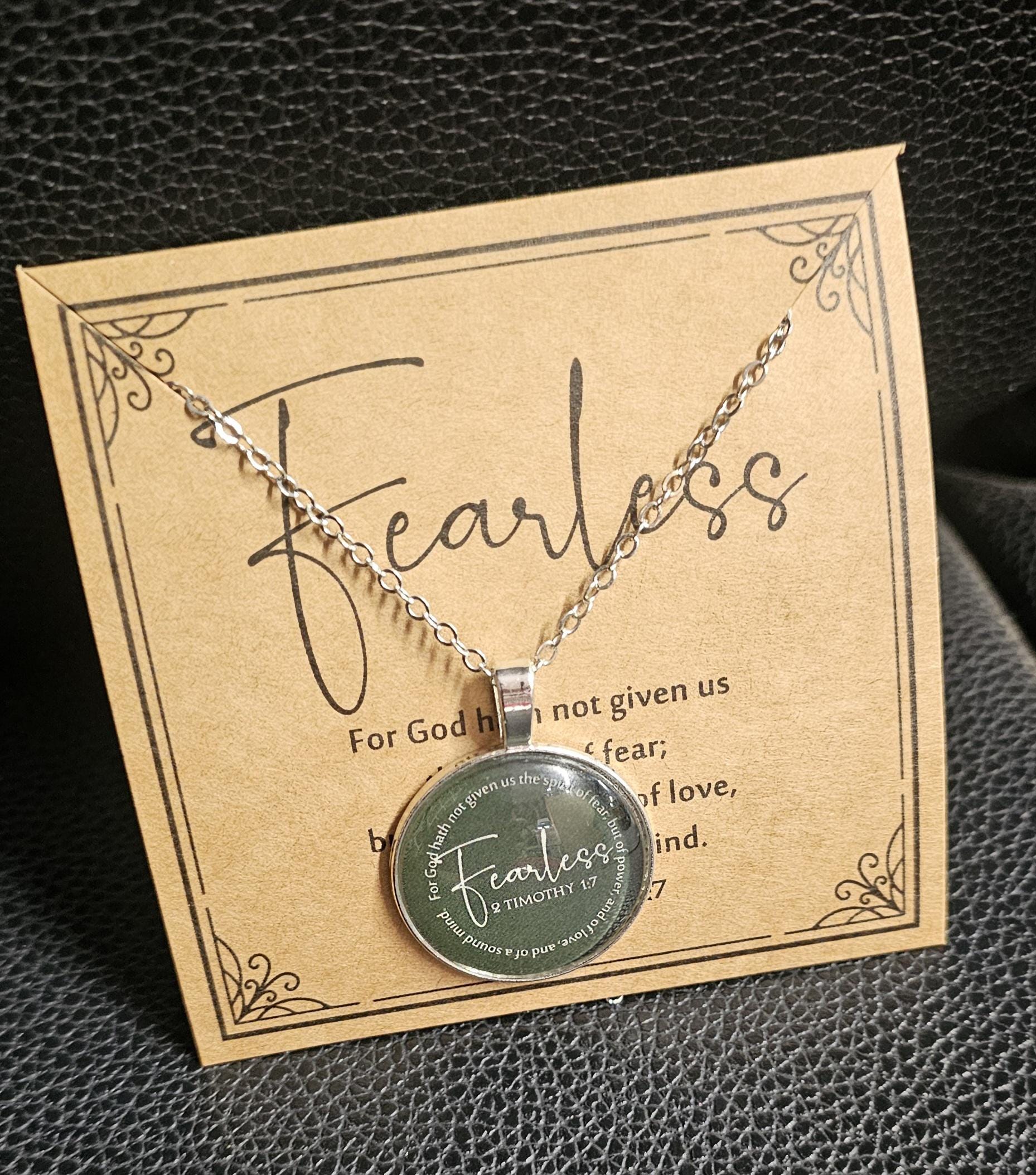 Bible Verse Stainless Steel Necklace - Religious Gift for Women - Vicais