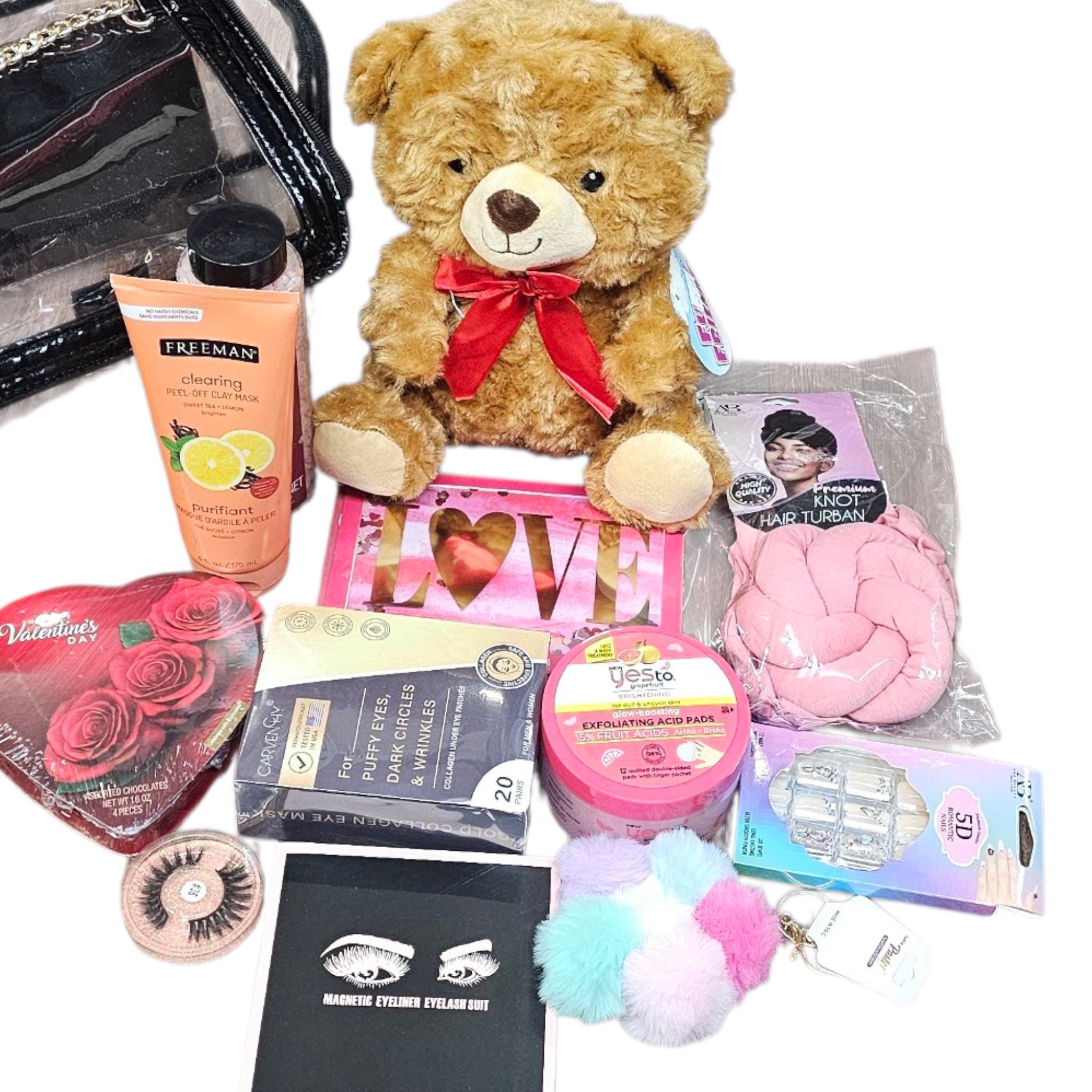 10 pieces Complete Gift Set women valentine's day baskets - Vicais