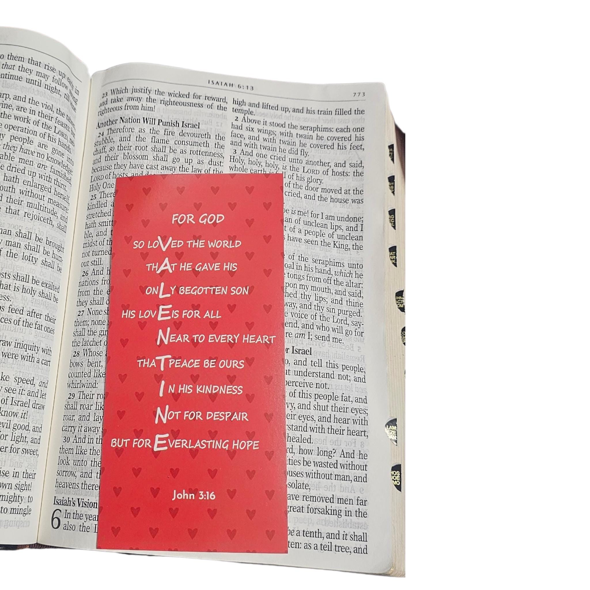Cards Bookmarks for Bible Religious Verse for studying - Vicais