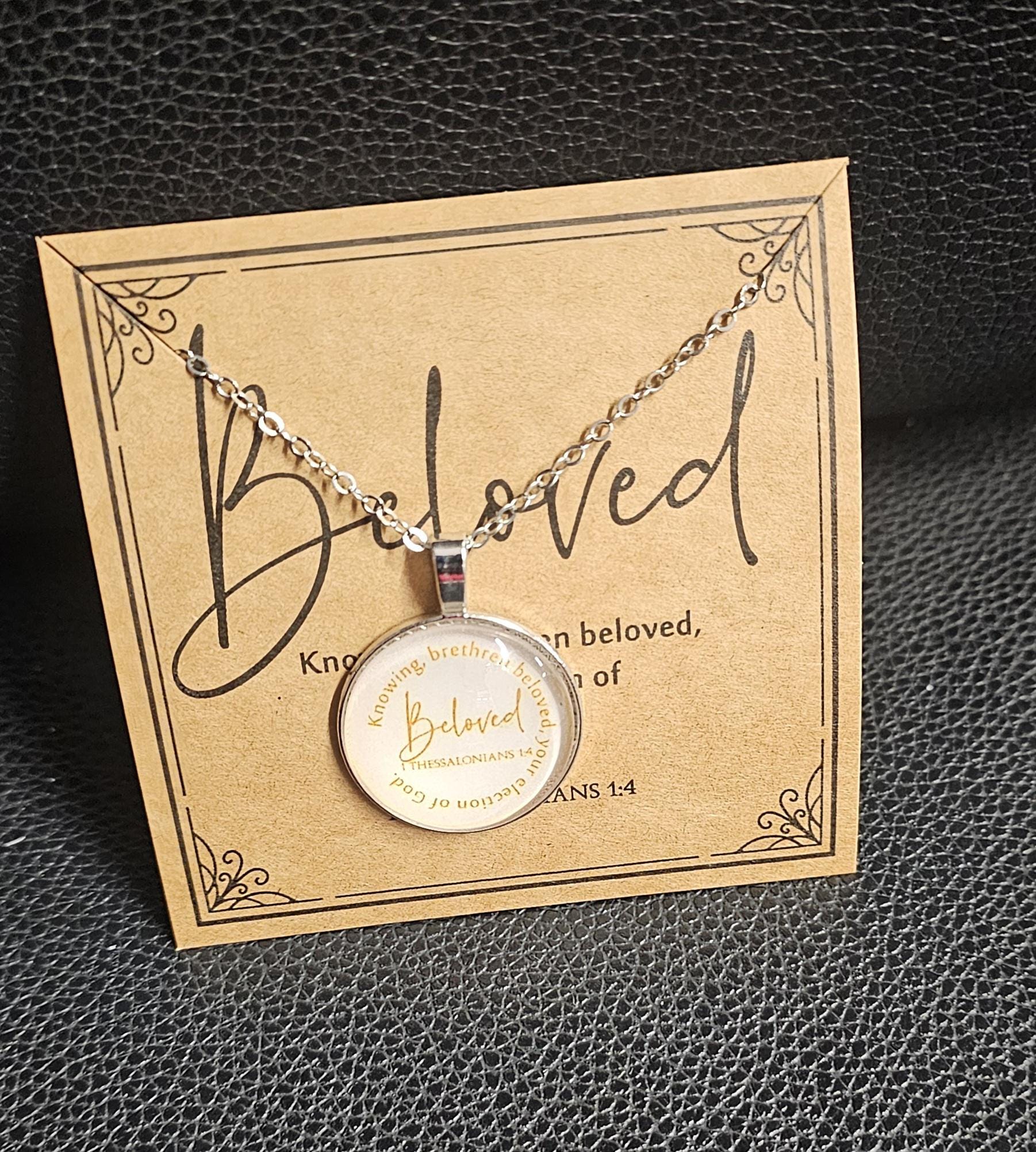 Bible Verse Stainless Steel Necklace - Religious Gift for Women - Vicais